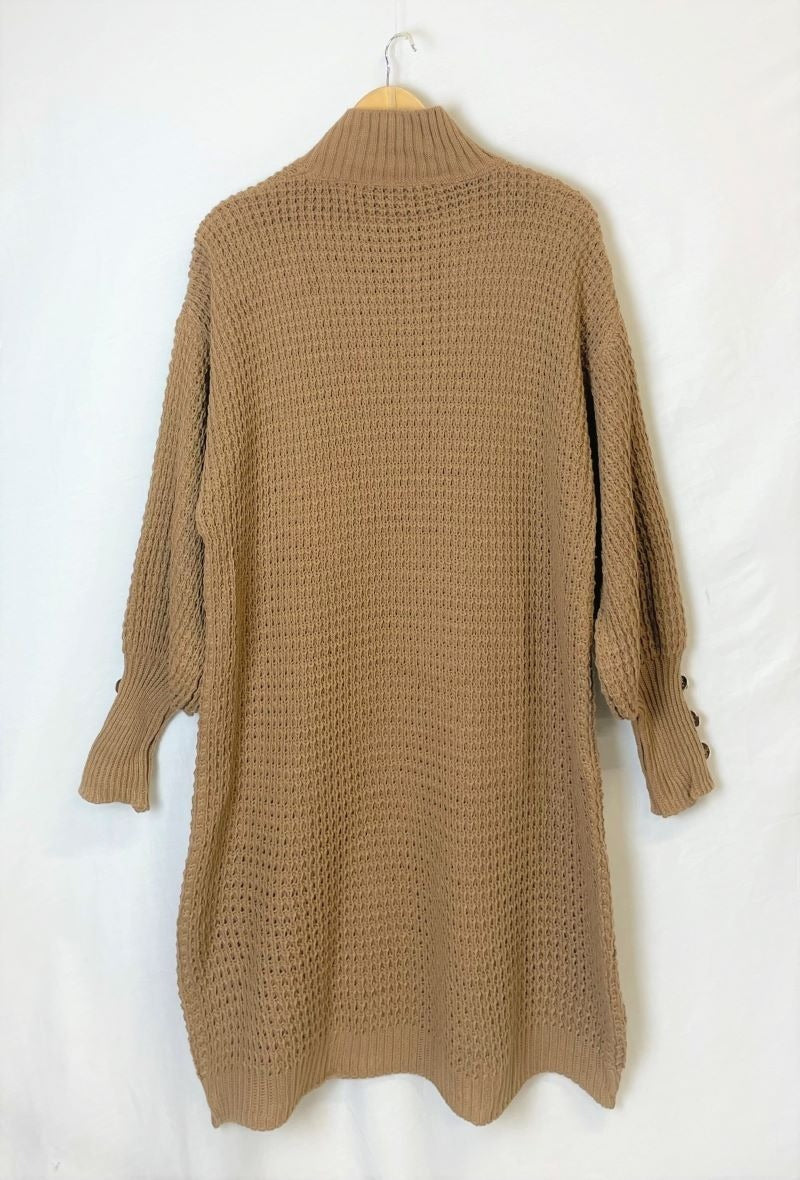 CS Puff Sleeve Dress Taffy