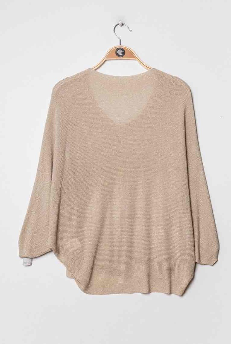 D&Z Iridescent Sweater Beige