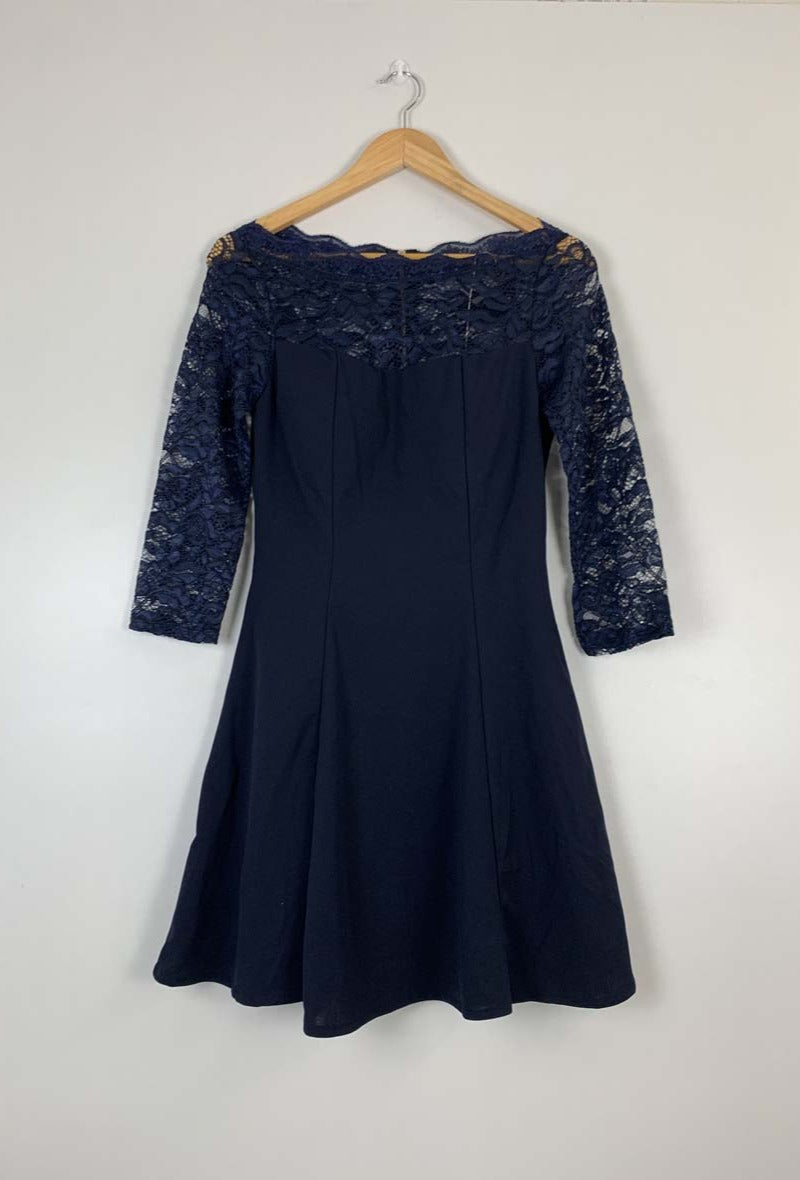 HD Lace Dress Navy