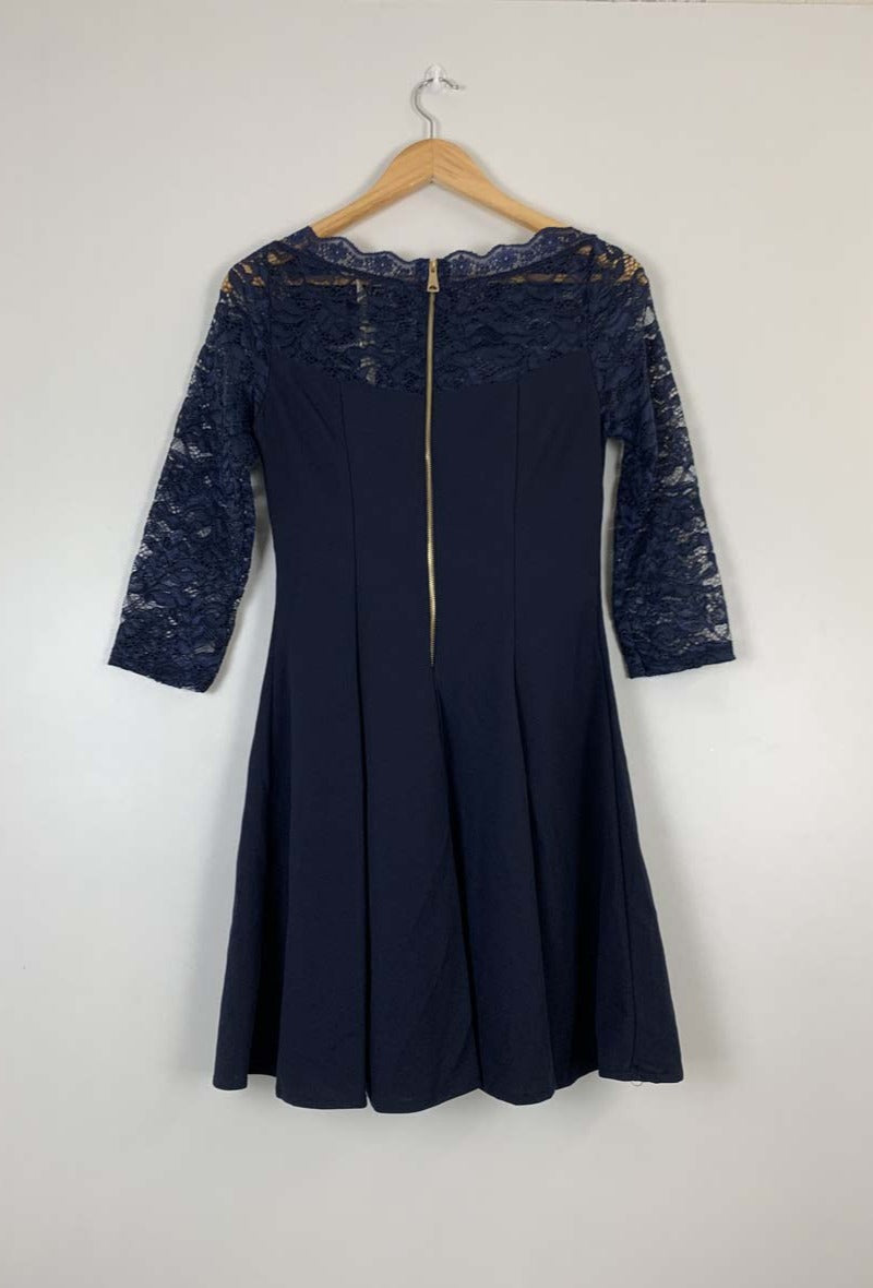 HD Lace Dress Navy