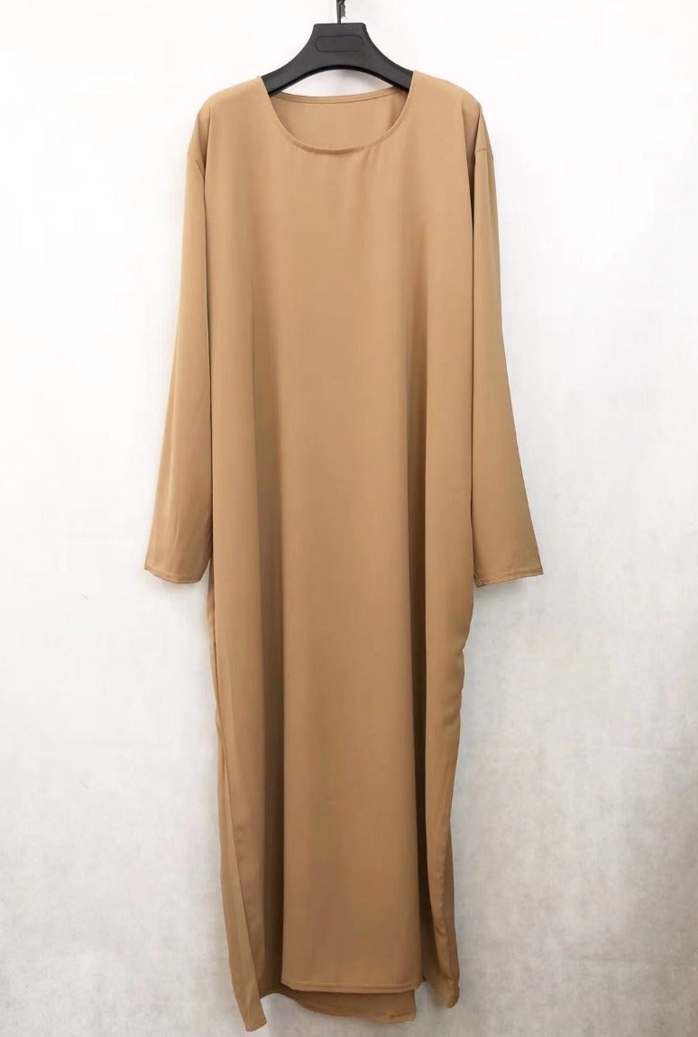 IMOD Long Dress Satin Bronze