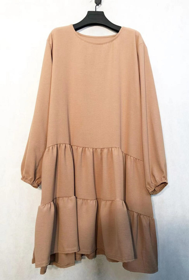 IMOD Ruffled Poppy Dress Bronze