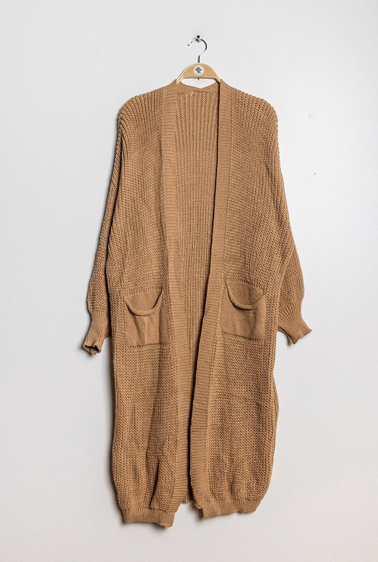 LP Chuncky Cardigan Camel