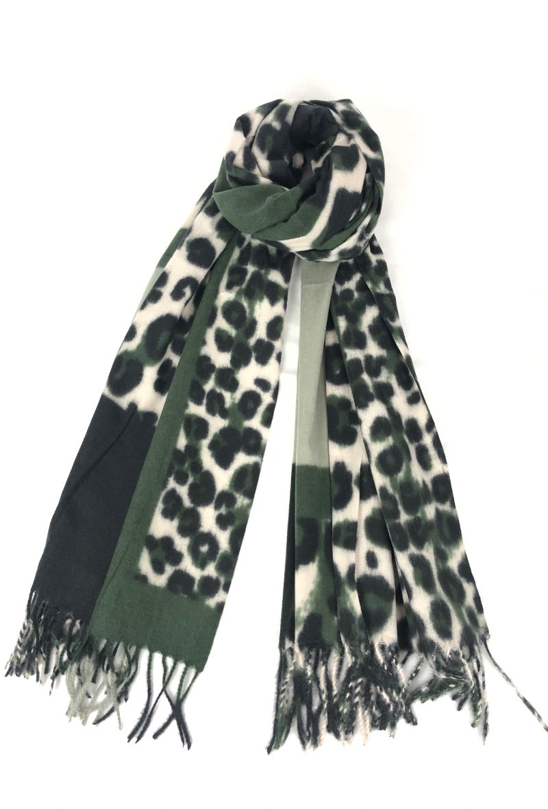 LD Scarf Animal Kaki