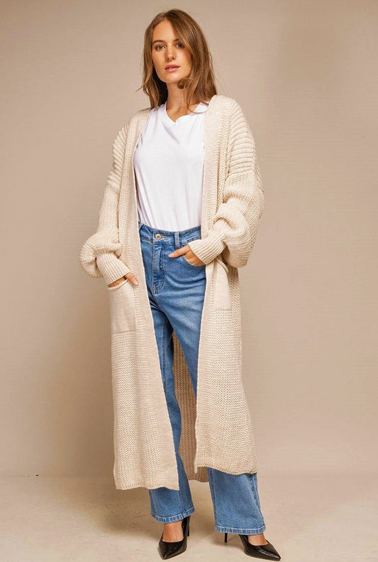 CS Long knit Cardigan