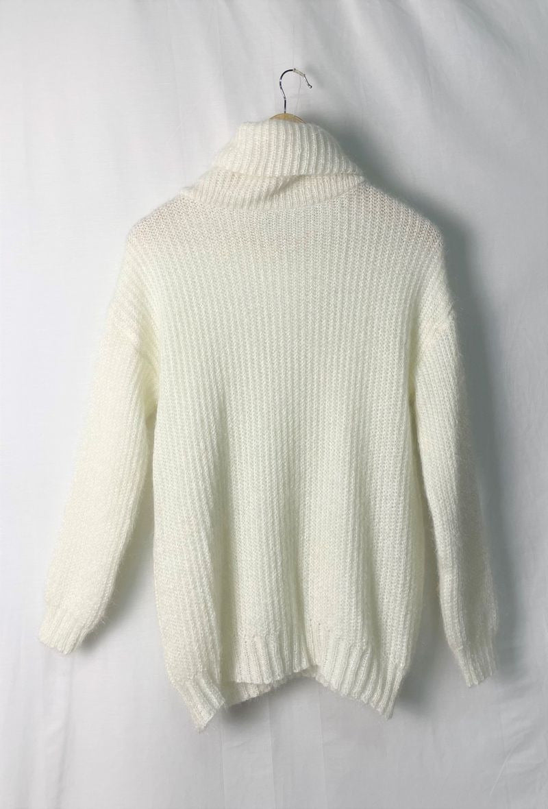 CS Turtleneck Sweater Ecru