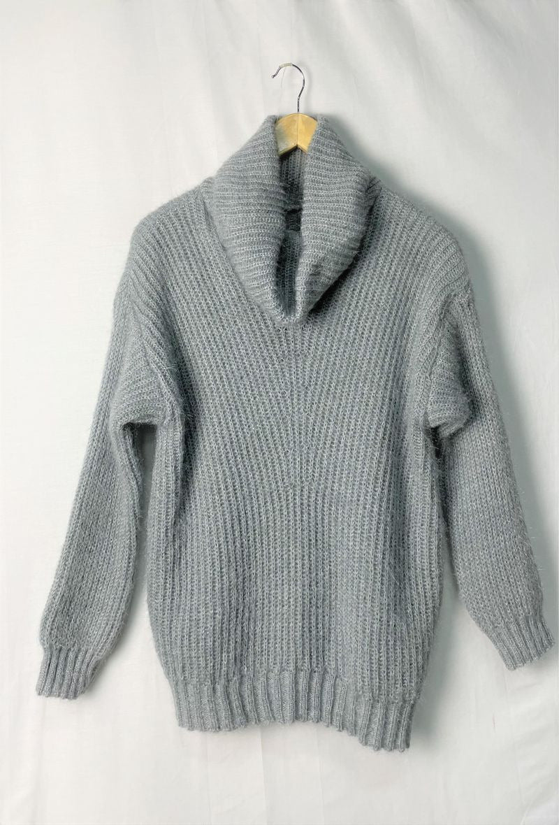 CS Turleneck Sweater Light Grey