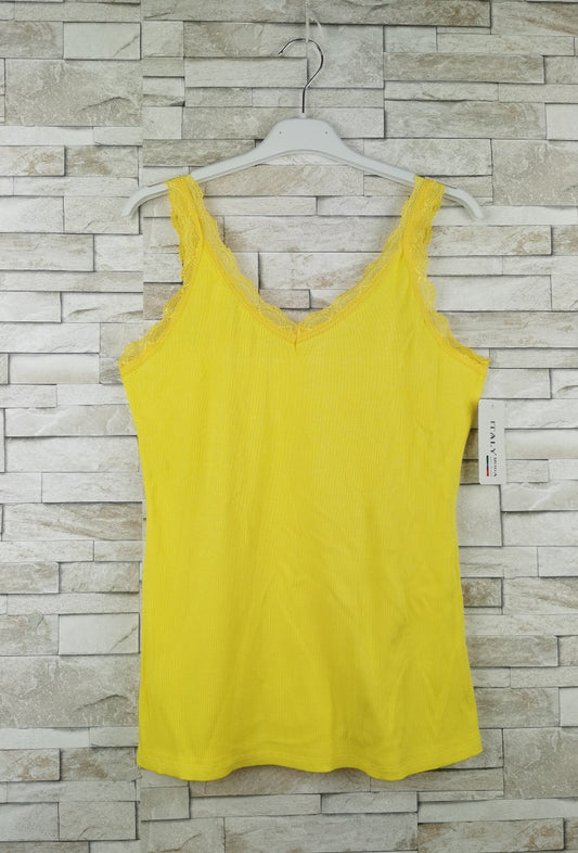 NS Lace Tank Top Yellow