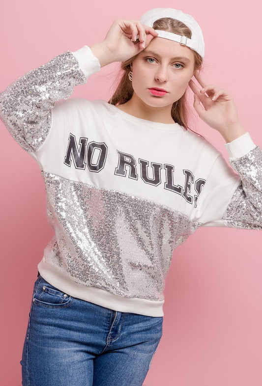 HD Sweatshirt NoRules White