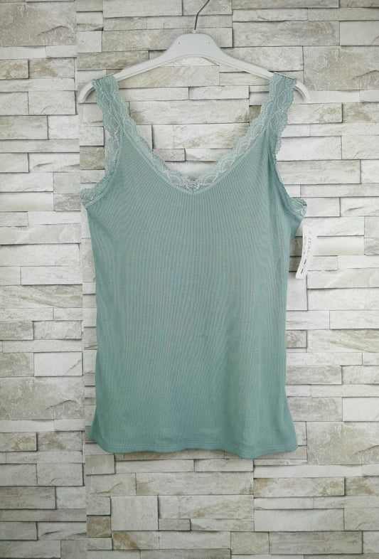 NS Lace Tank Top Green