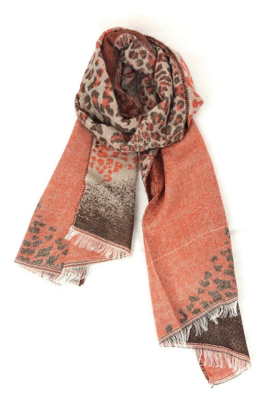 LD Scarf Orange Red