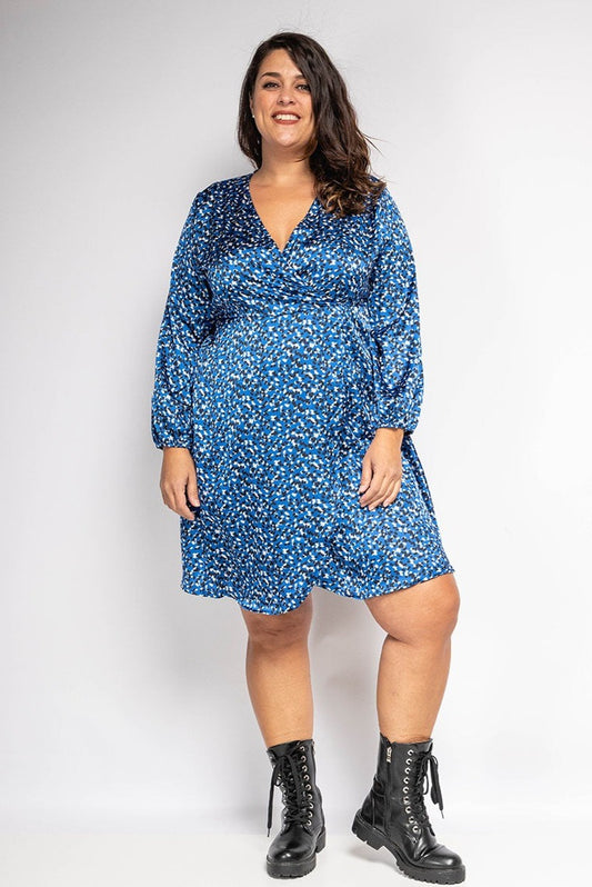 CHR Spotted Wrap Dress
