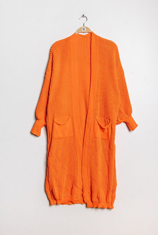 LP Chuncky Cardigan Orange