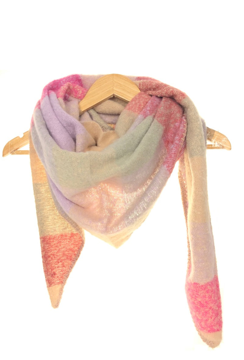 LD Scarf Triangle Pink