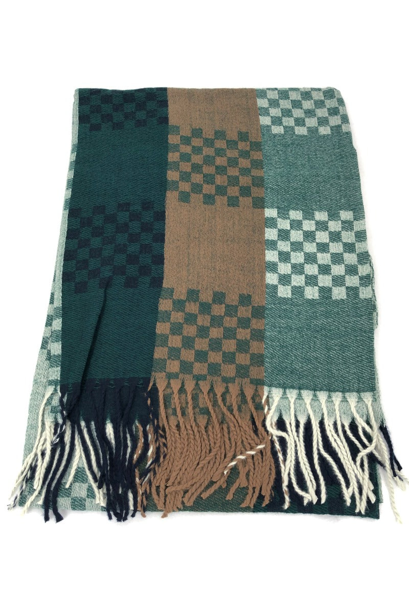 LD Scarf Carrot Green