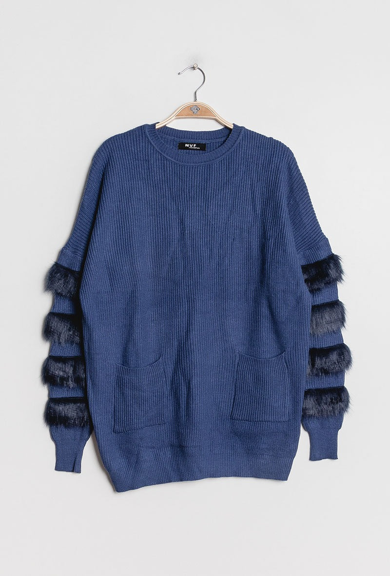 NF Sweater Pluche Jeans